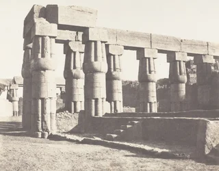Louksor Tebe, Costruzione Posteriore - Gallerie Parallele
