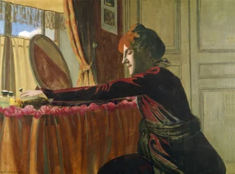 Gabrielle Vallotton alla toeletta
