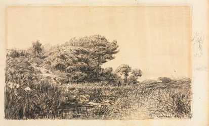 Bordo della palude a Couronne, 1863