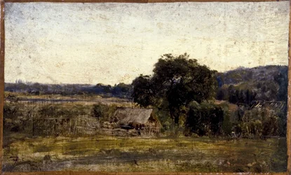 Cottage con tetto di paglia, tra il 1850 e il 1860