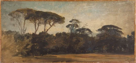 Pini marittimi vicino a Napoli, ca. 1847