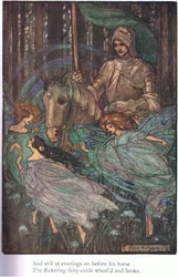 E ancora di sera davanti al suo cavallo (Ginevra) (litografia a colori)