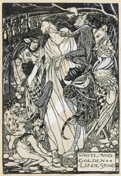 Illustrazione per "Poems of Christina Rossetti" (matita e inchiostro su carta)