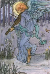 Illustrazioni per il "Mercato dei folletti" di Christina Rossetti (matita, inchiostro e acquerello su carta)