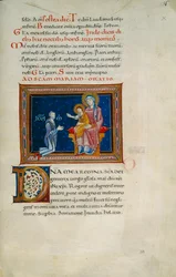 Madonna sul trono con il Bambino e il donatore (Cod. Pluteo XVII.3, c. 155)