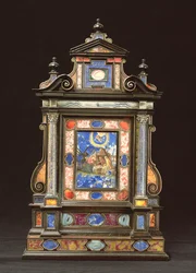 Altare portatile, con la Natività, fiorentino