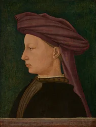 Profilo Ritratto di un giovane uomo