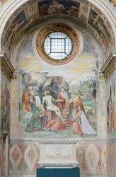 Affreschi del coro delle monache, Floriano Ferramola