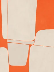 Blocchi geometrici arancioni