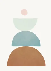 Equilibrio pastello moderno