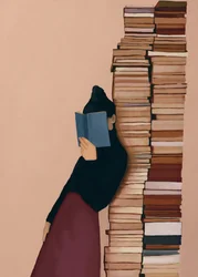 Momento di lettura in silenzio