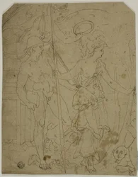 Scena con Mercurio e Minerva