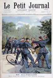 Rissa tra soldati tedeschi e ufficiali bavaresi, Germania, 1898