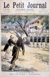 Esecuzione per fucilazione a Tananarive, Antananarivo, Madagascar, 1896