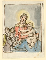 Bambino Gesù con rosario