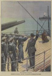 Un traditore britannico: esecuzione di un segnalatore di semafori a bordo di una nave da guerra