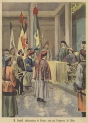 Auguste Gérard, ambasciatore francese in Cina, ricevuto dall