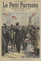 Paul Kruger, ex presidente del Transvaal, arriva in Francia