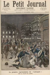 Disordini a Parigi contro la rappresentazione di «Lohengrin» al Palais Garnier, da «Le Petit Journal», 3 ottobre 1891