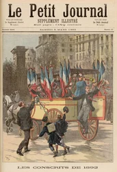 Le reclute del 1892, da «Le Petit Journal», 5 marzo 1892