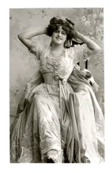 Marie Studholme 1875-1930, attrice inglese, anni 1900