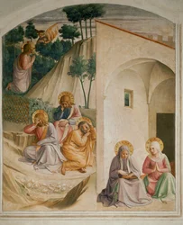 Cella 34: Cristo prega nel Getsemani