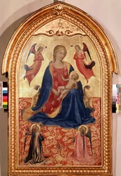 Vergine con bambino e angeli