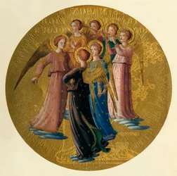 Un gruppo di angeli, XV secolo, ca. 1909
