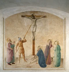 Cristo crocifisso con San Longino