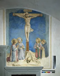 Crocifissione con la Vergine Maria e San Cosma