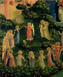 Dettaglio del Paradiso dal Giudizio universale
