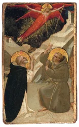 San Domenico e la stigmatizzazione di San Francesco