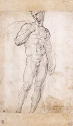 Un nudo che tiene un mantello sulle spalle