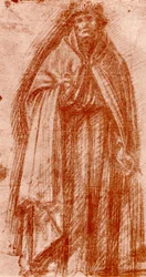 Studio per la figura di un apostolo, 1913