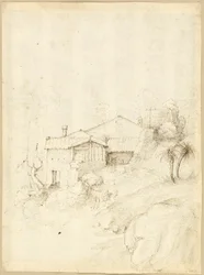 Monastero sul Pendio di una Collina Rocciosa