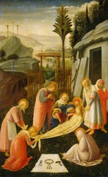 La sepoltura di Cristo, 1450 circa (tempera su tavola di pioppo)
