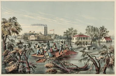 Alta marea nel Mississippi, pub.1868