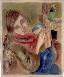 Ragazza con una ciotola