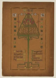 Pagina del Titolo per "La Storia di Natale", 1895-96