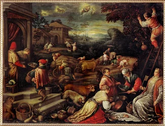 Estate (giugno, luglio, agosto) (pittura su tela)