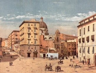 Piazza San Francesco a Porta Capuana, a Napoli