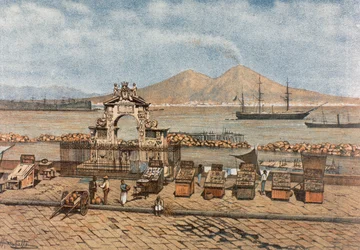 Spiaggia di Santa Lucia, a Napoli