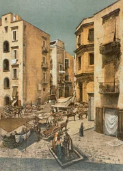 Veduta di Piazza Almo, a Napoli