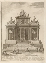 Un tempio dedicato a Giove, Giunone e Minerva, per il Festival della Chinea
