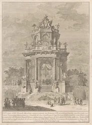 La Seconda Macchina per la Chinea del 1782: Una Festa di Campagna di Notte