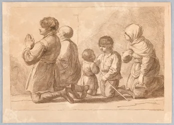 Una famiglia che prega