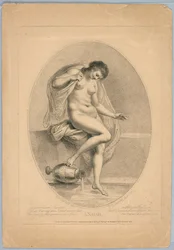 Una naiade (donna che entra in un bagno)