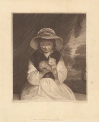 Ragazza con un gattino