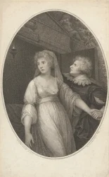 Mr. Dimond e Miss Wallis nei Personaggi di Romeo e Giulietta, 1 maggio 1796