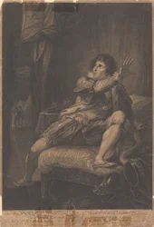 Mr. Kemble nel Personaggio di Re Riccardo III - "Riccardo III," Atto V, Scena V